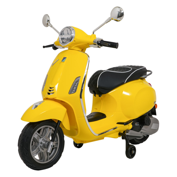 Elektrická motorka Vespa ROMA Scooter - žltá